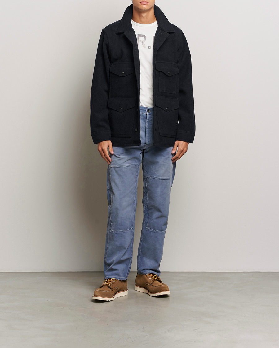 Men | Coats & Jackets | Filson | Mackinaw Wool Cruiser Dark Navy