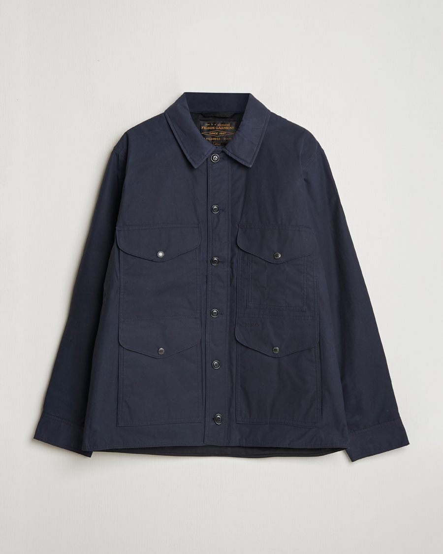 Men | Coats & Jackets | Filson | Waxed Ranger Cruiser Navy