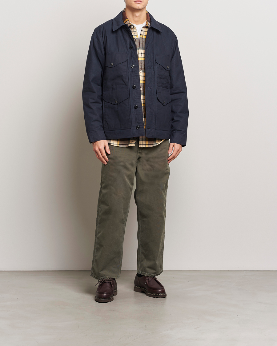 Men | Coats & Jackets | Filson | Waxed Ranger Cruiser Navy