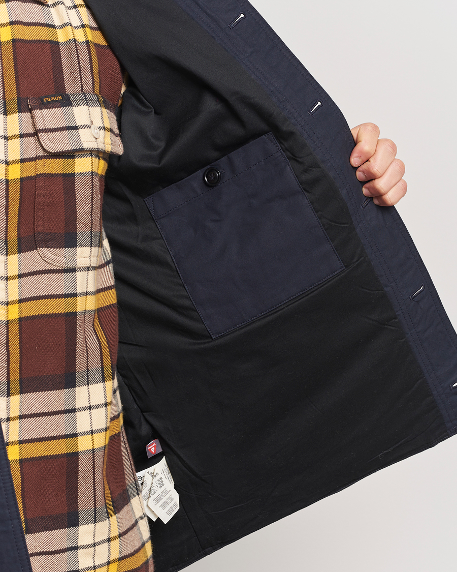 Men | Coats & Jackets | Filson | Waxed Ranger Cruiser Navy