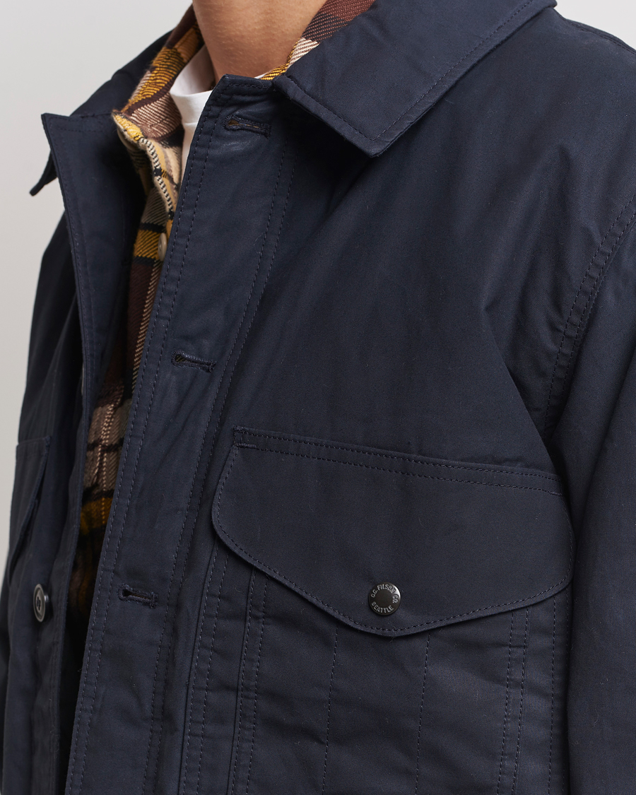 Men | Coats & Jackets | Filson | Waxed Ranger Cruiser Navy