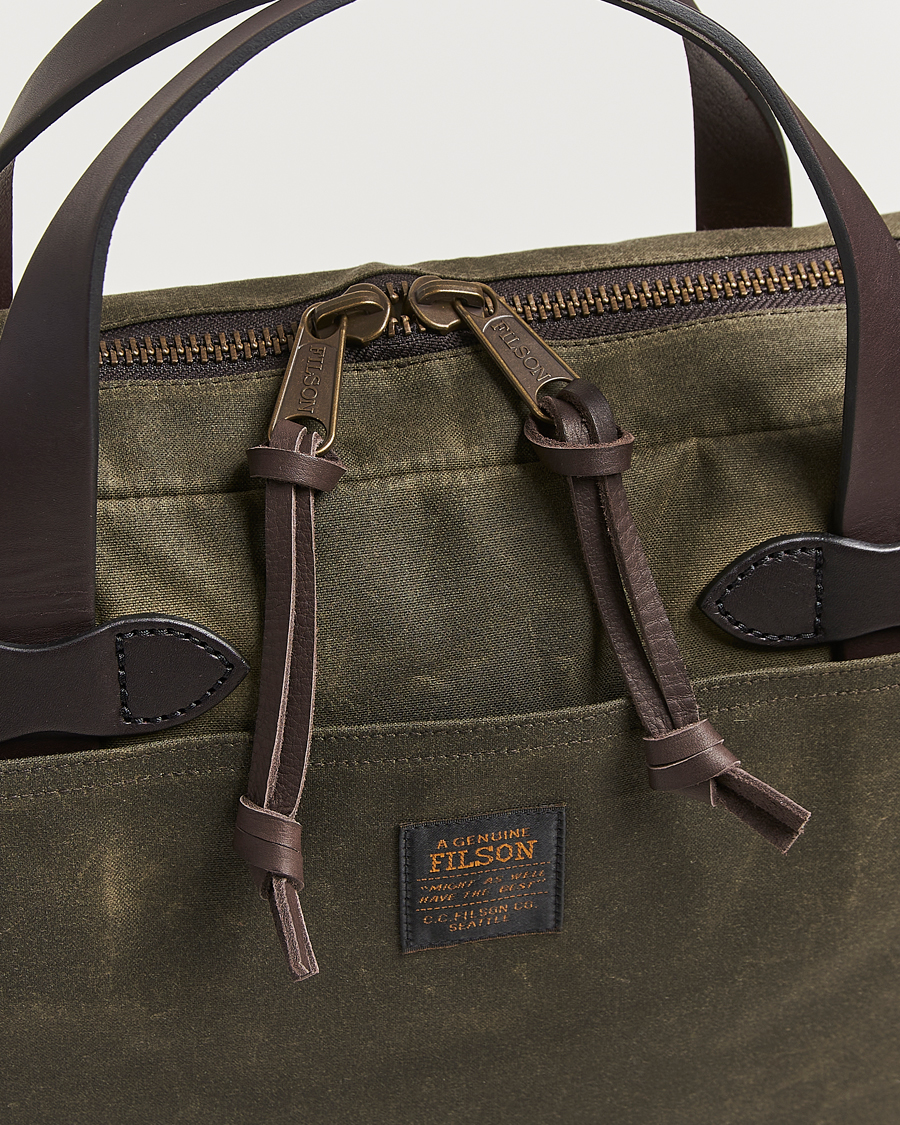 Men | Bags | Filson | Tin Cloth Compact Briefcase Otter Green