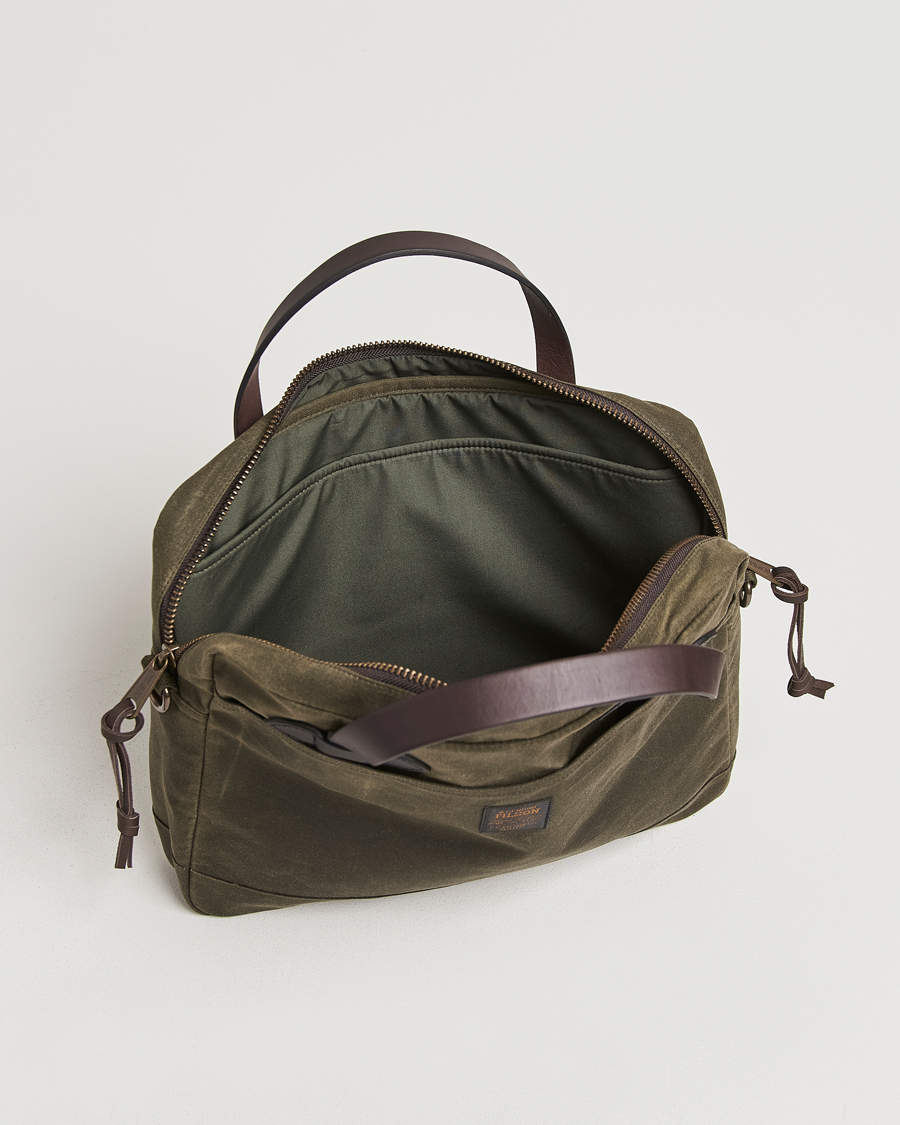 Men | Bags | Filson | Tin Cloth Compact Briefcase Otter Green