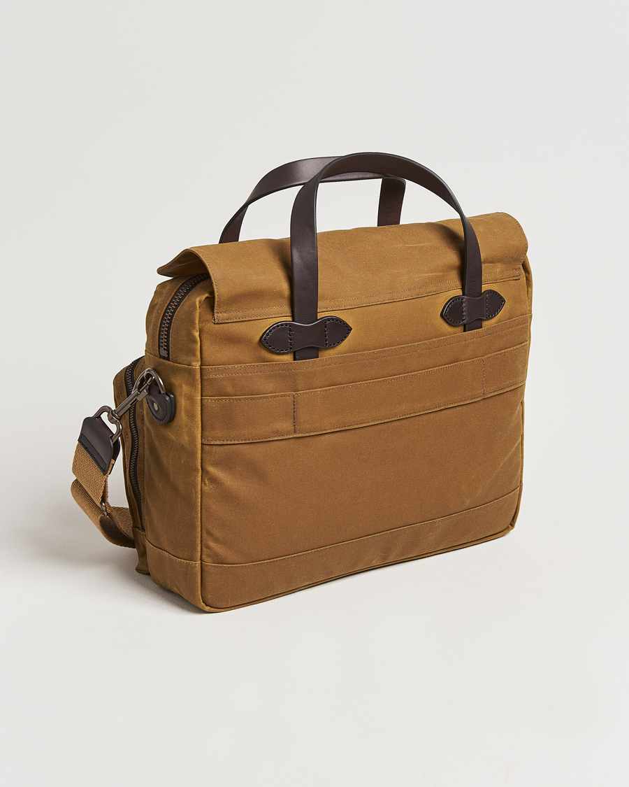 Men | Bags | Filson | 24-Hour Tin Briefcase Dark Tan