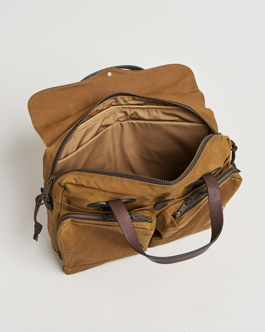 Men | Bags | Filson | 24-Hour Tin Briefcase Dark Tan