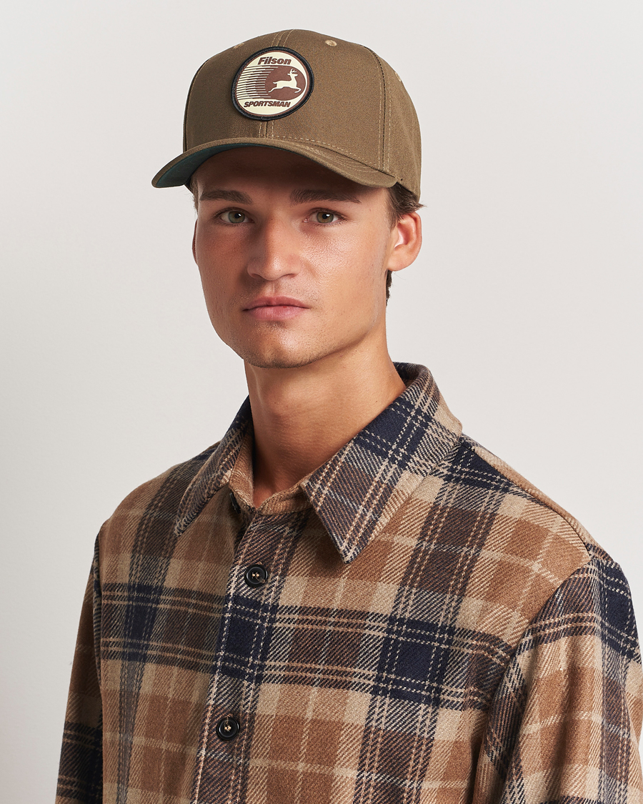 Men | Filson Dry Tin Logger Cap Marsh Olive | Filson | Dry Tin Logger Cap Marsh Olive