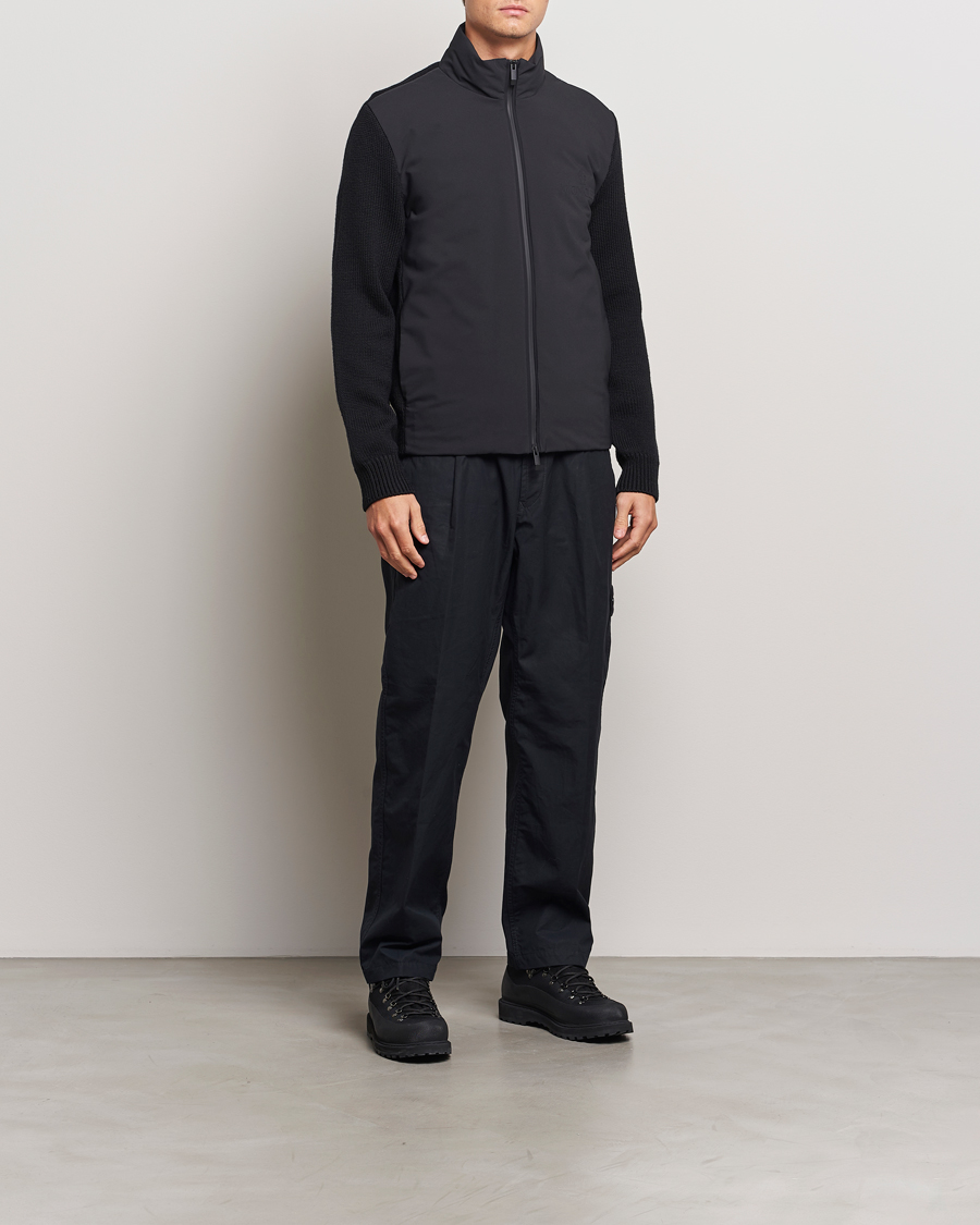 Men | Sweaters & Knitwear | Moncler | Hybrid Zip Cardigan Black