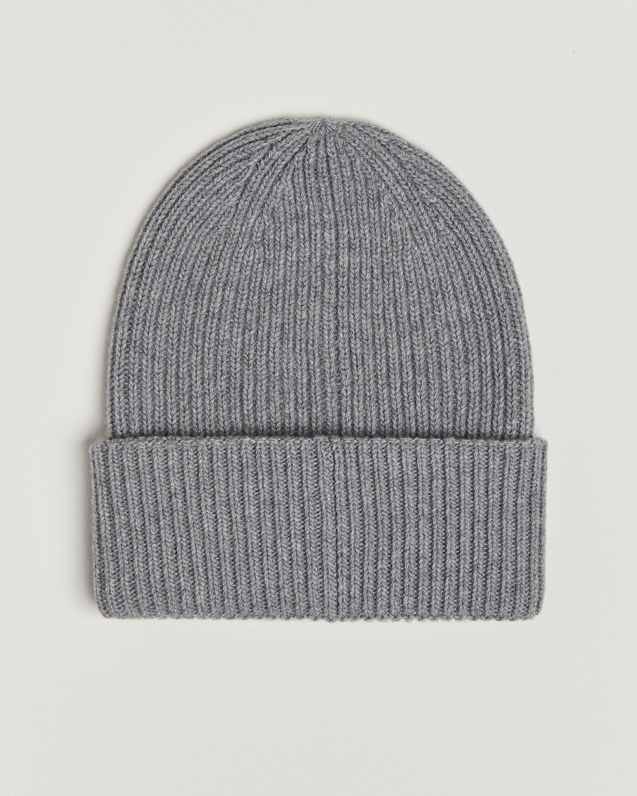 Men | Beanies | Moncler Genius | X Palm Angels Rib Wool Beanie Grey