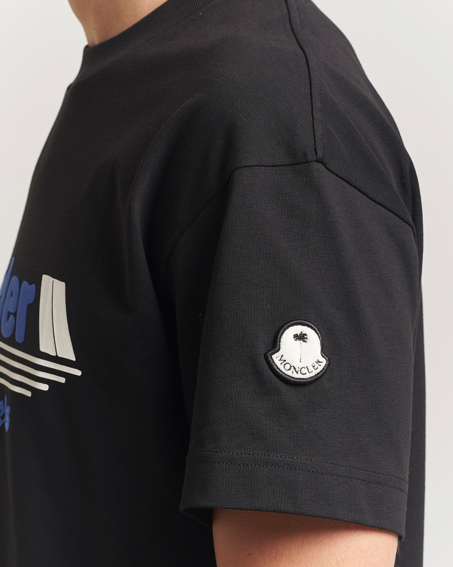 Men | T-Shirts | Moncler Genius | X Palm Angels Printed T-Shirt Black