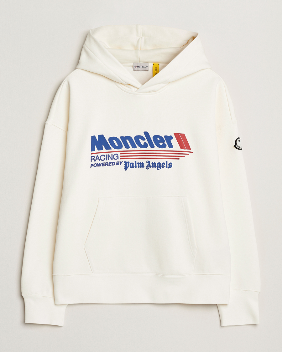 Men | Sweaters & Knitwear | Moncler Genius | X Palm Angels Printed Hoodie White