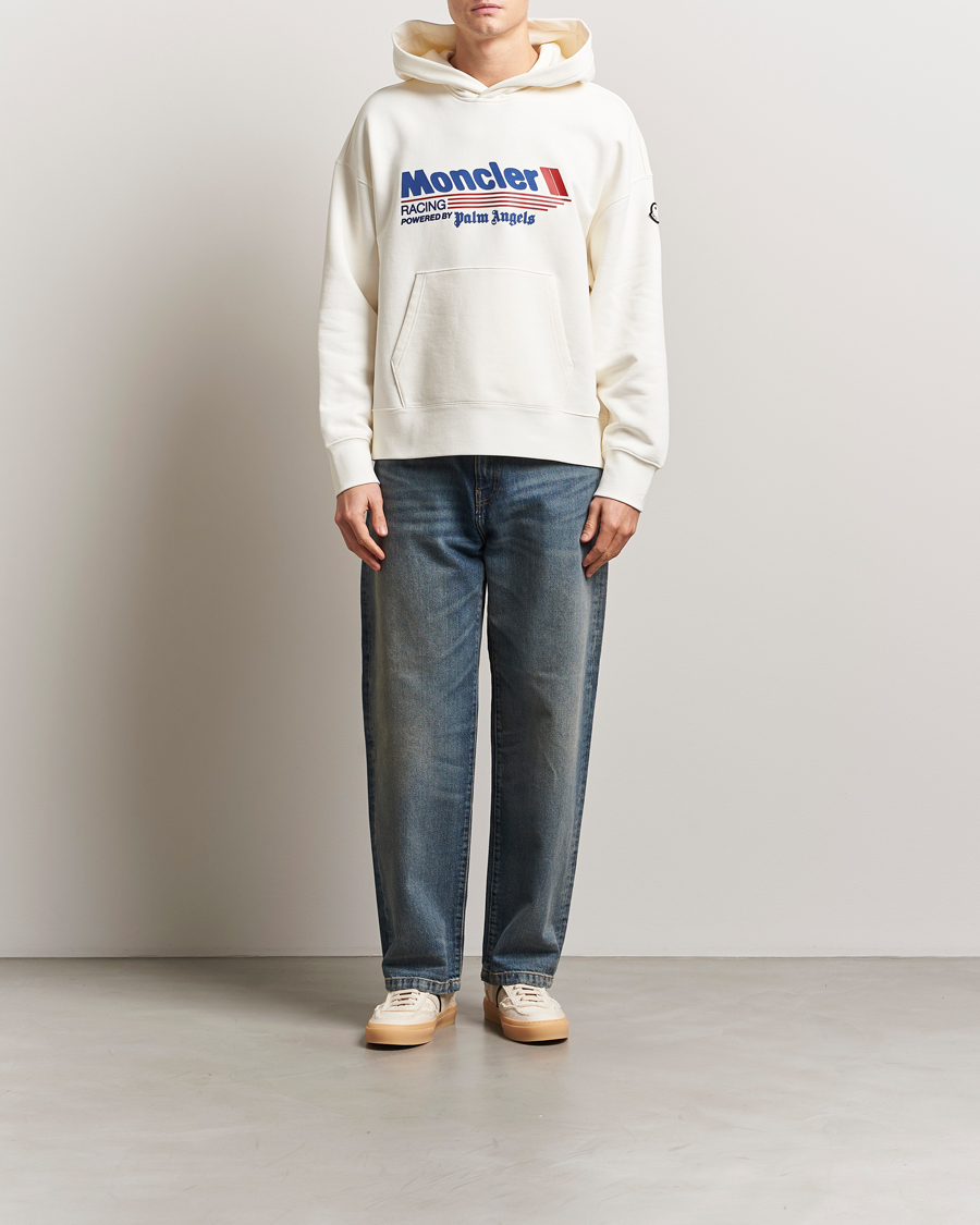 Men | Sweaters & Knitwear | Moncler Genius | X Palm Angels Printed Hoodie White