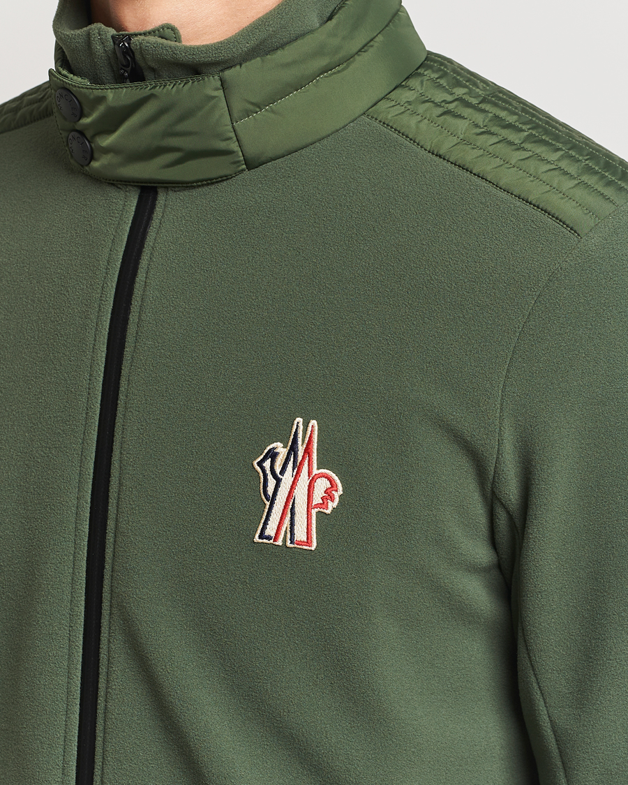 Men | Sweaters & Knitwear | Moncler Grenoble | Fleece Full Zip Dark Olive