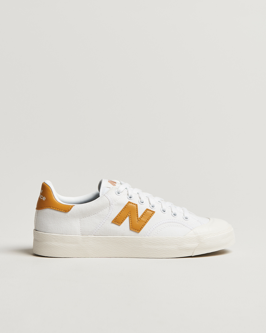 Men | New Balance B100 Sneakers White/Yellow | New Balance | B100 Sneakers White/Yellow