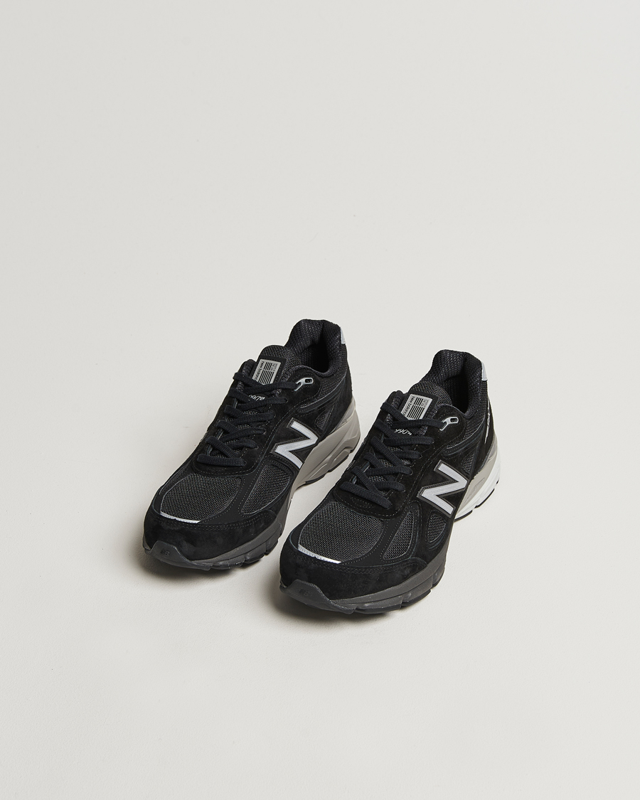 Men | Sneakers | New Balance Made In US & UK | New Balance Made in USA 990v4 Sneakers Black