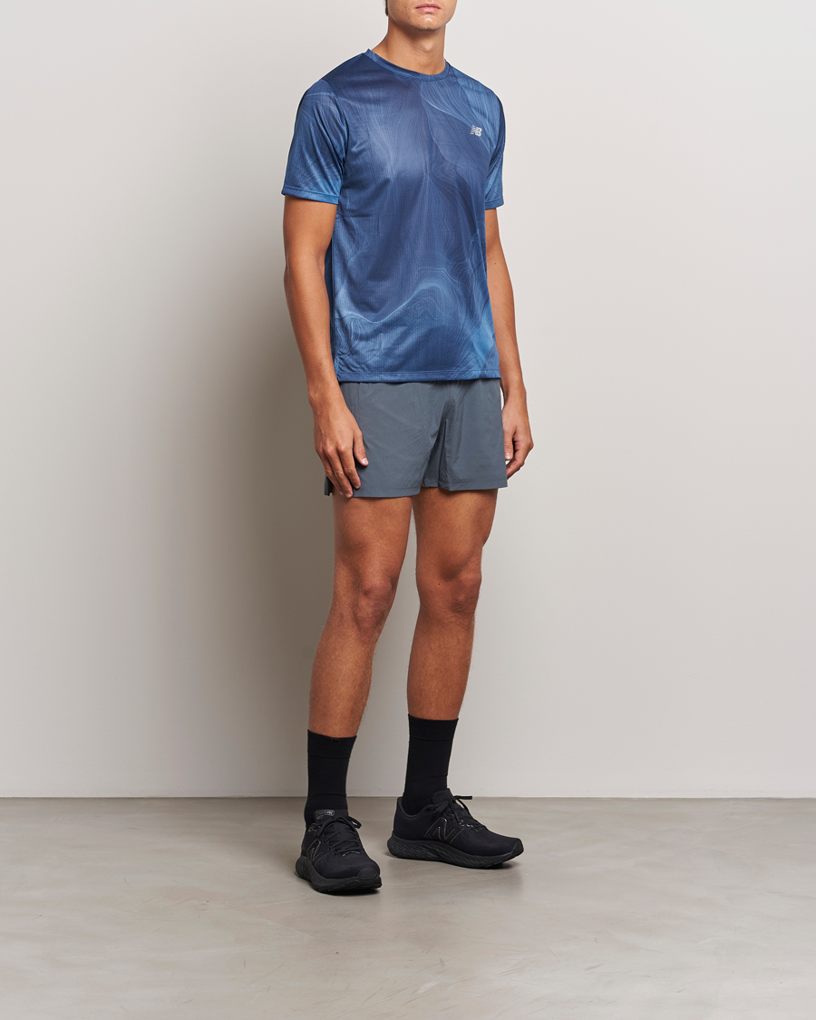 Men | Shorts | New Balance Running | 5 Inch Run shorts Graphite