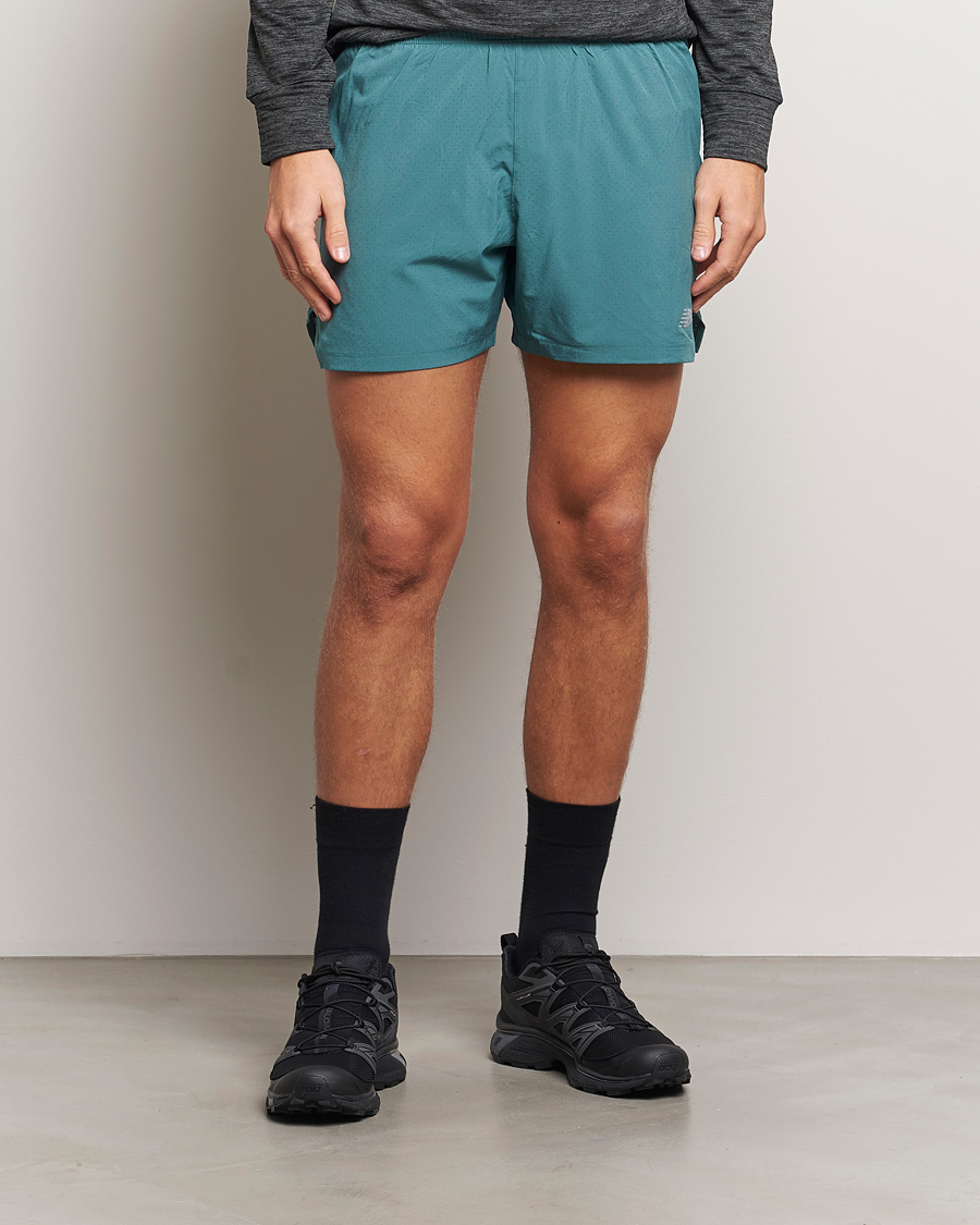 Men | Shorts | New Balance Running | Athletics 5 Run Shorts New Spruce