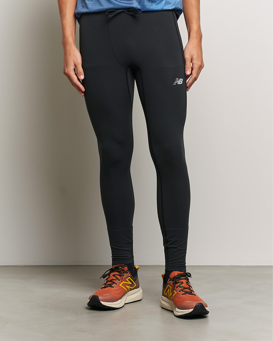 Men | Trousers | New Balance Running | Sleek Pocket Tights Black