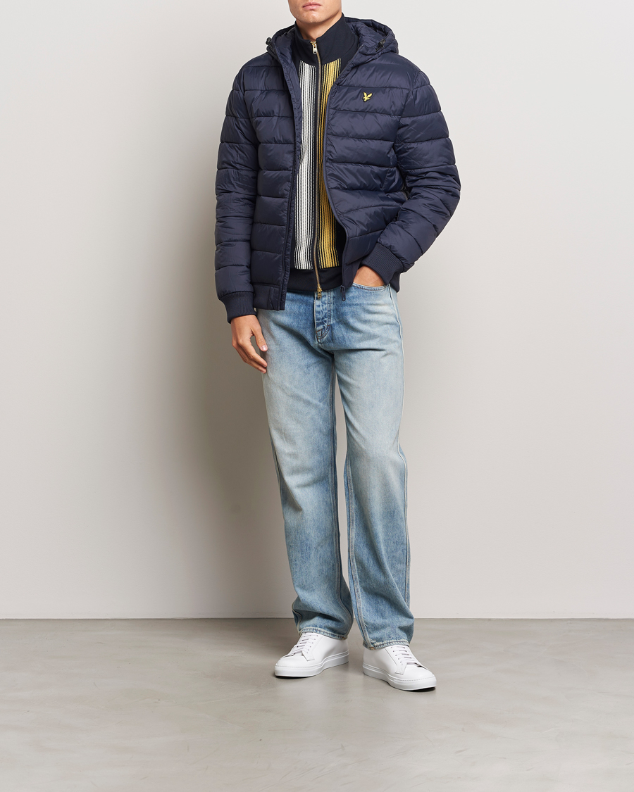 Men | Coats & Jackets | Lyle & Scott | Wadded Hooded Jacket Dark Navy