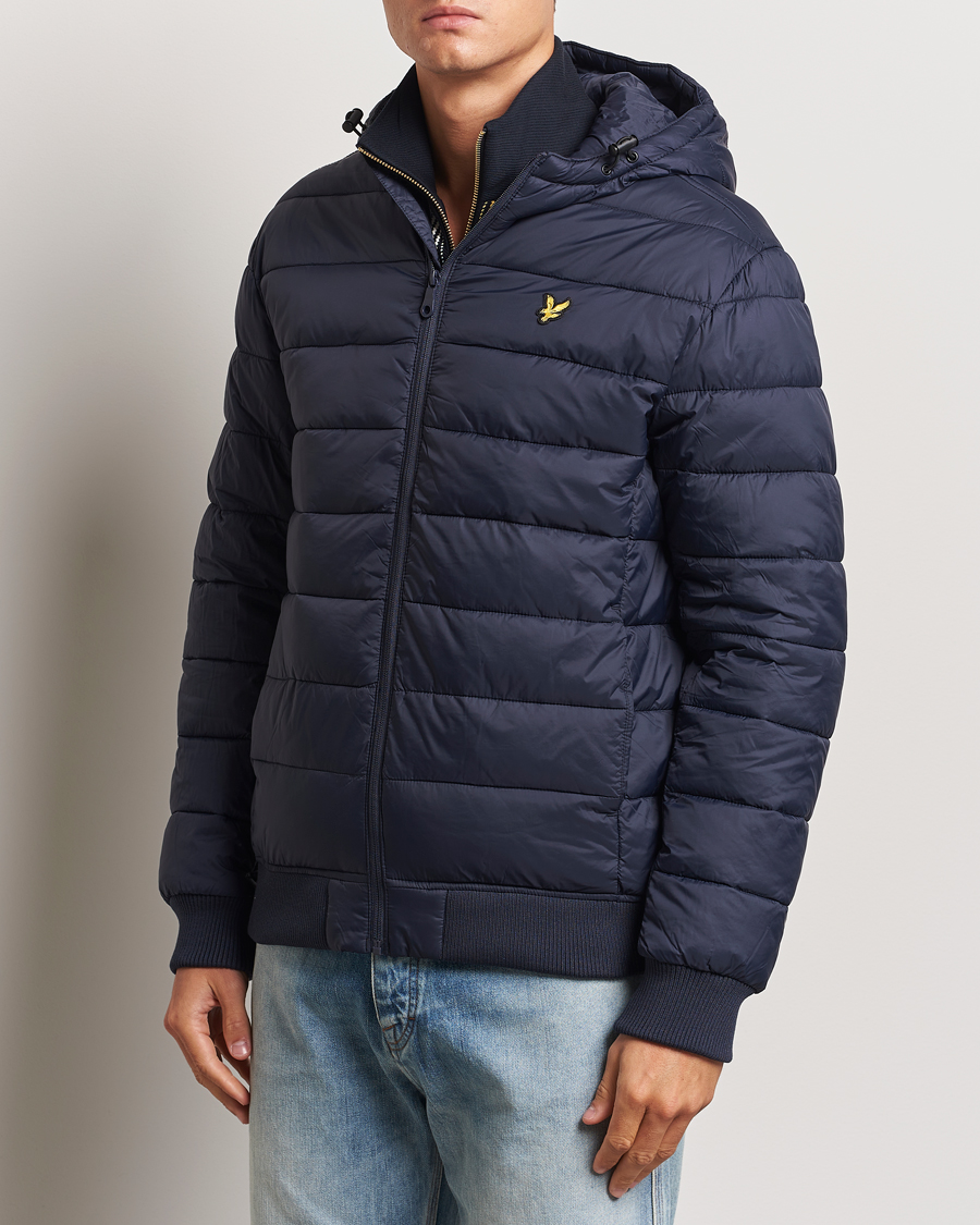 Men | Coats & Jackets | Lyle & Scott | Wadded Hooded Jacket Dark Navy