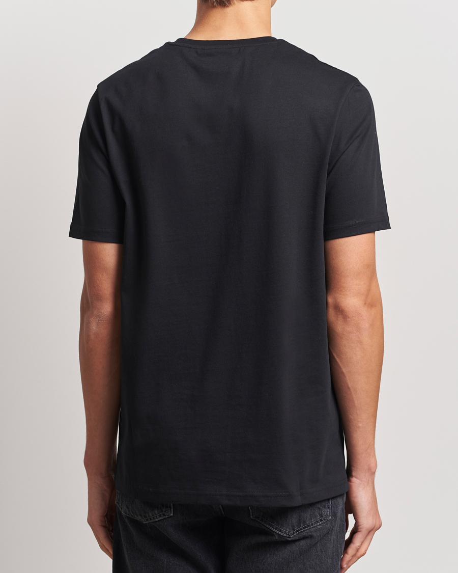 Men | T-Shirts | Lyle & Scott | Tonal Eagle Crew Neck T-Shirt Jet Black