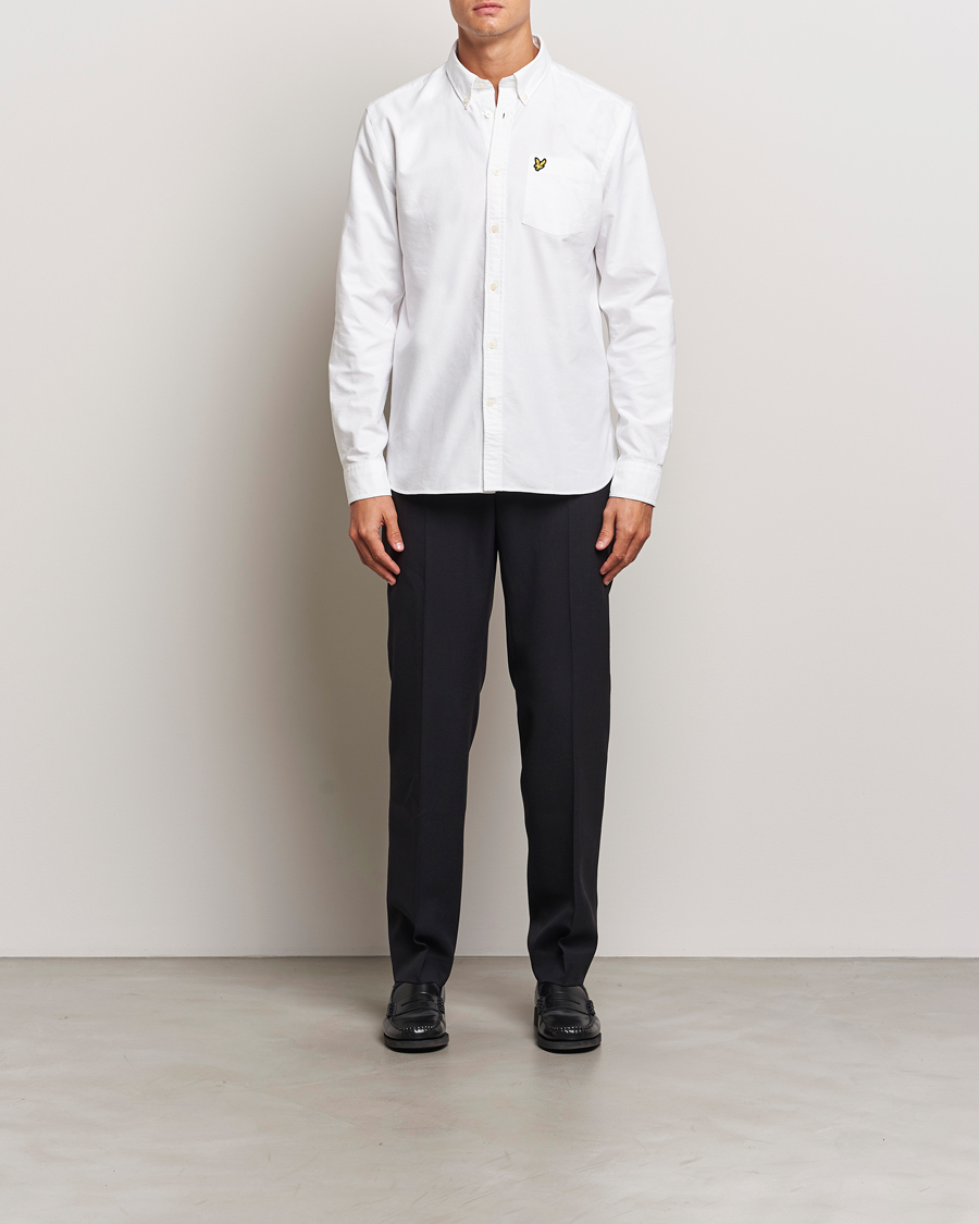 Men | Shirts | Lyle & Scott | Lightweight Oxford Shirt White