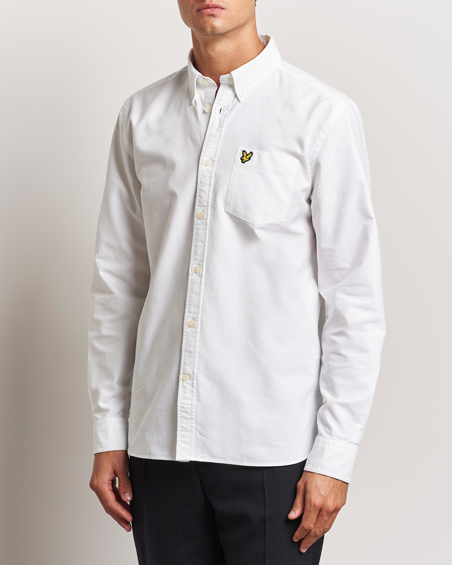 Men | Shirts | Lyle & Scott | Lightweight Oxford Shirt White