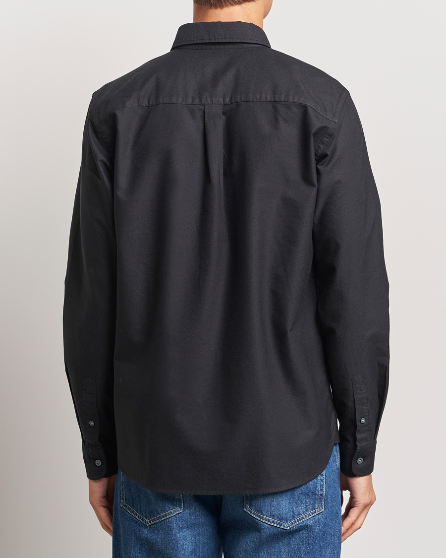 Men | Shirts | Lyle & Scott | Lightweight Oxford Shirt Jet Black