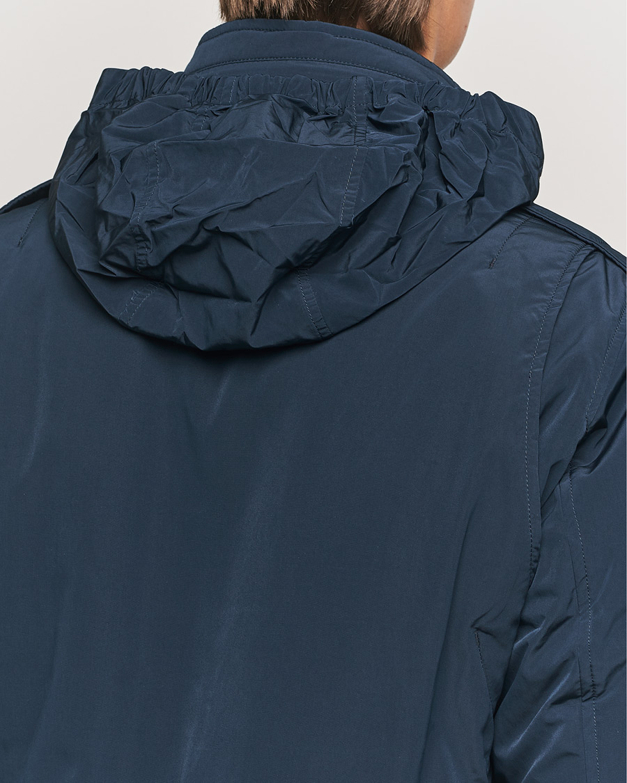 Men | Coats & Jackets | Herno | Soft Nylon Field Jacket Navy