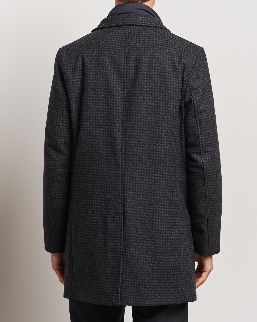 Men | Coats & Jackets | Herno | Wool Zip Coat Charcoal