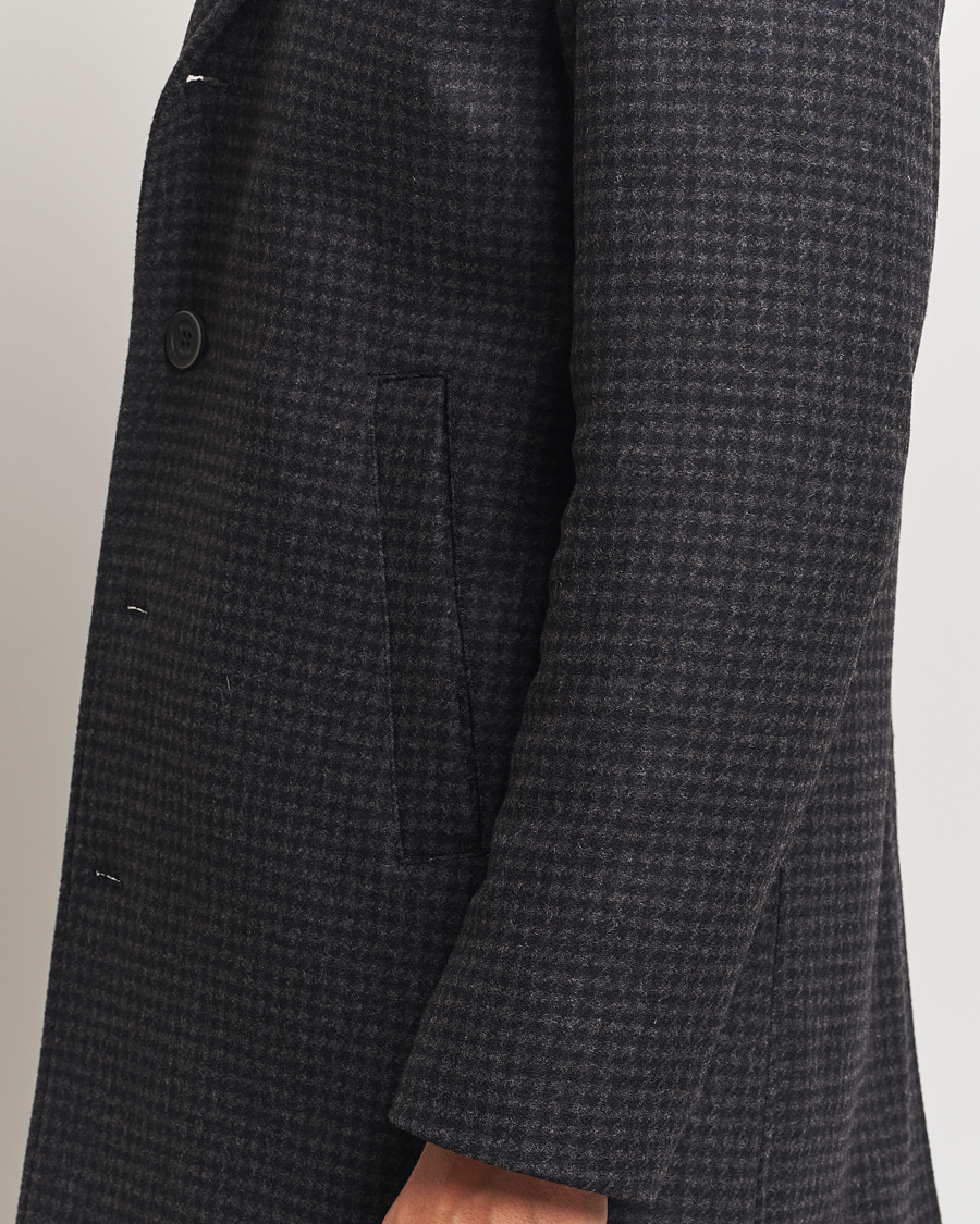 Men | Coats & Jackets | Herno | Wool Zip Coat Charcoal