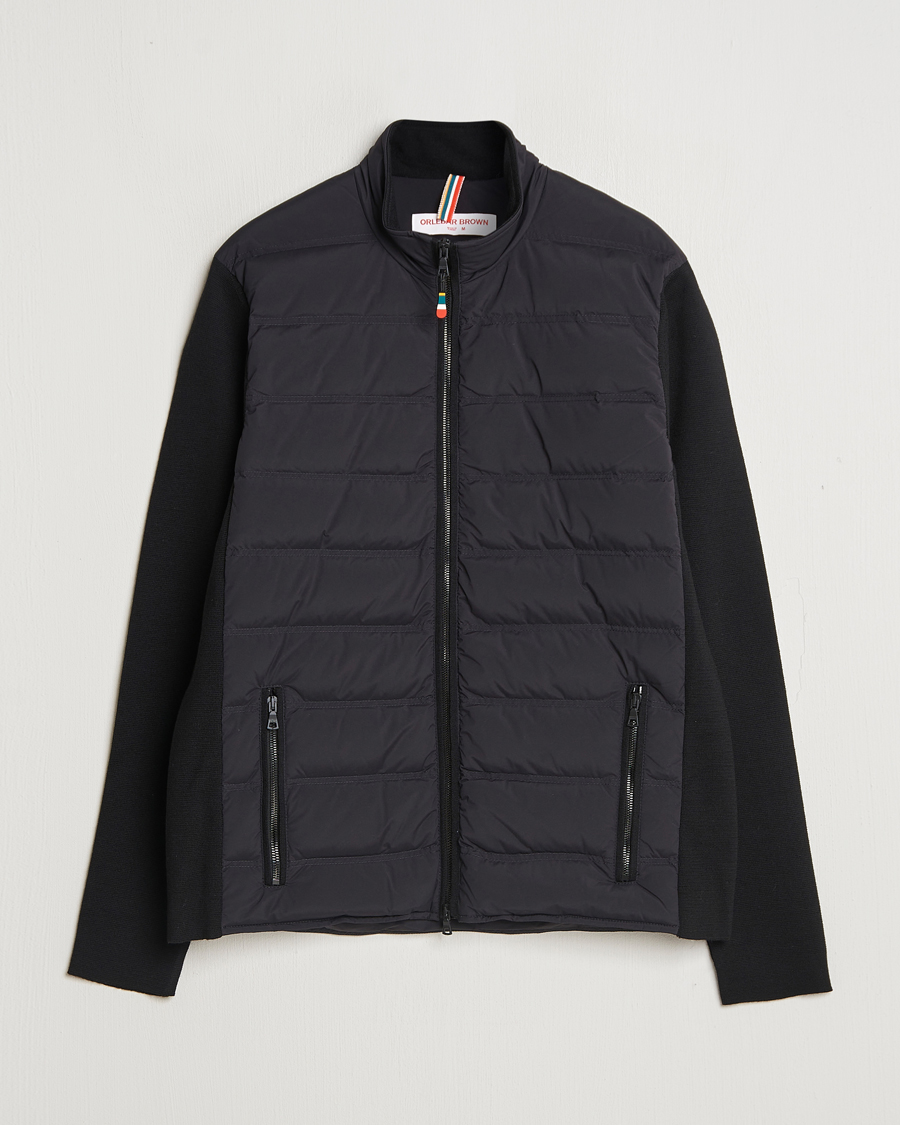 Men | Coats & Jackets | Orlebar Brown | Wallace Hybrid Jacket Black