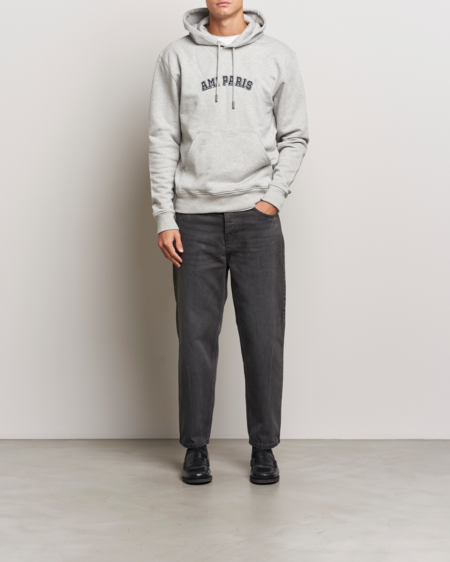Men | Jeans | AMI | Tapered Fit Jeans Washed Black