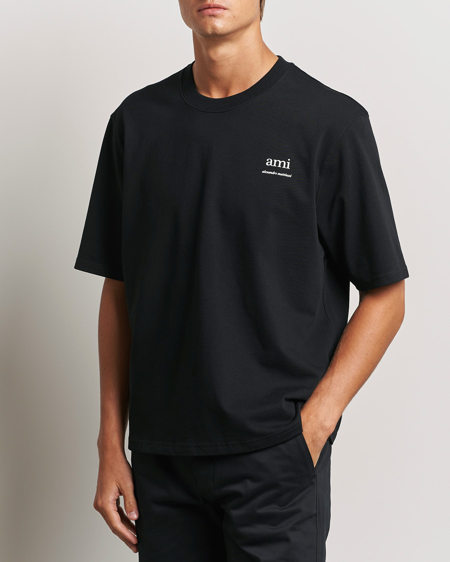 Men | T-Shirts | AMI | Logo T-Shirt Black