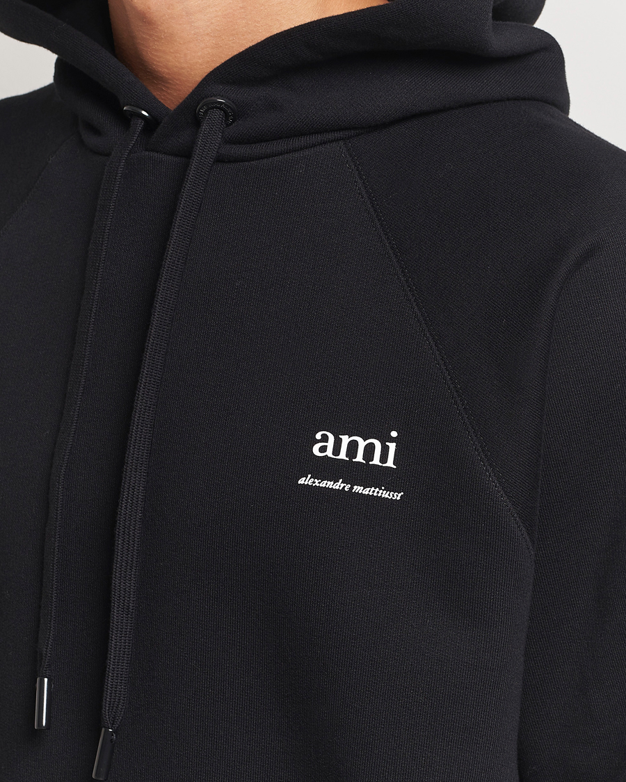 Men | Sweaters & Knitwear | AMI | Logo Hoodie Black