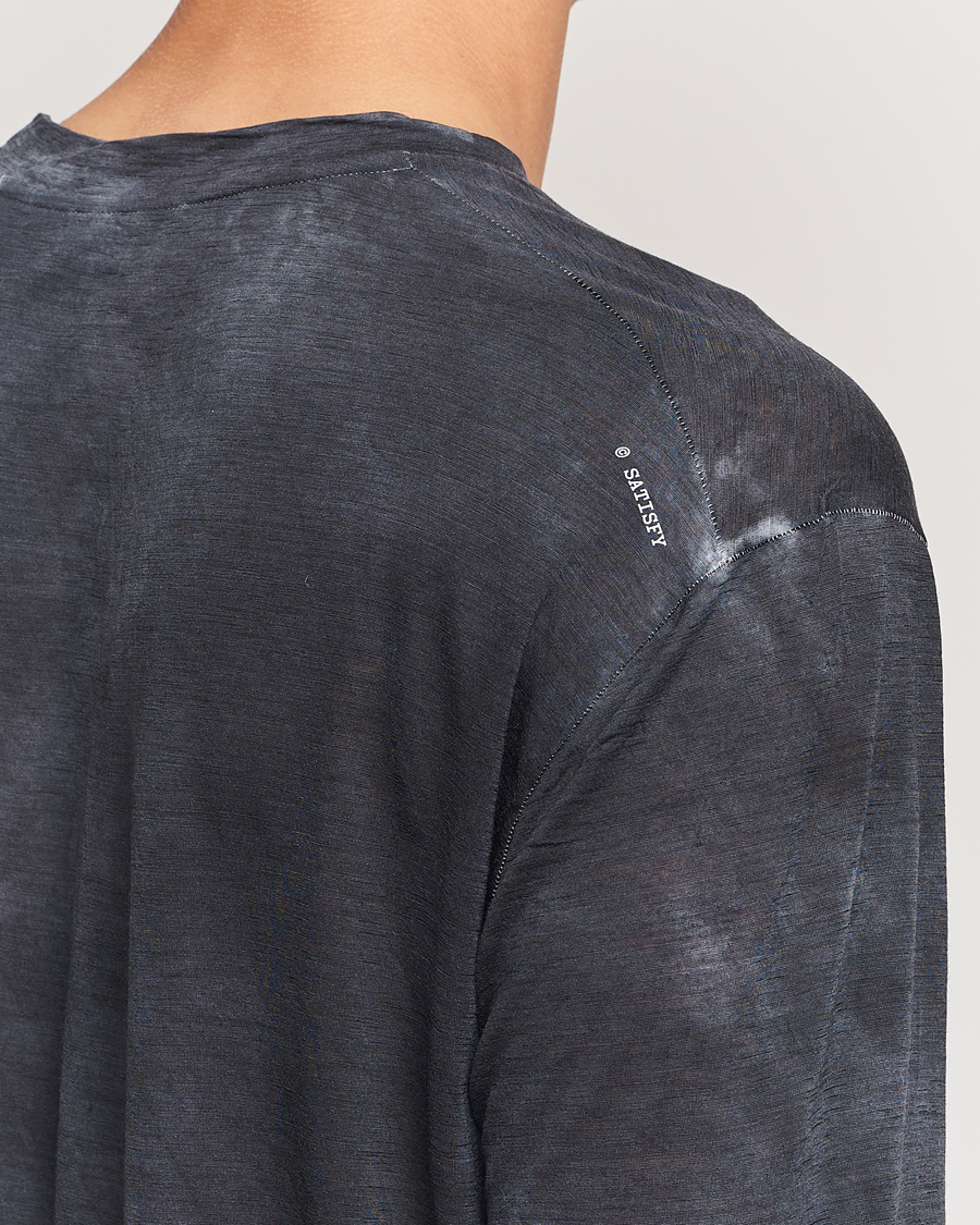 Men | T-Shirts | Satisfy | CloudMerino Long Sleeve T-Shirt Sun Bleached Black