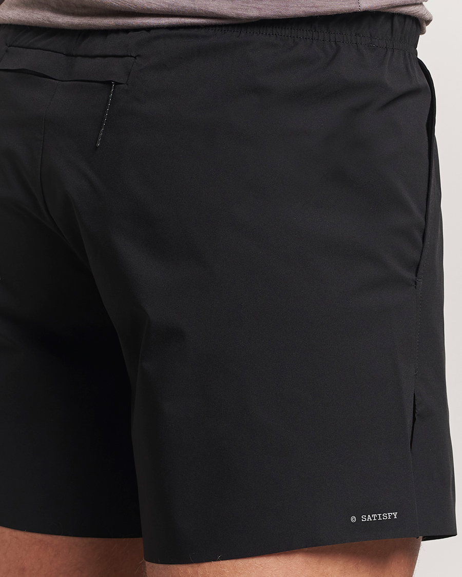 Men | Shorts | Satisfy | PeaceShell 5 Inch Shorts Black