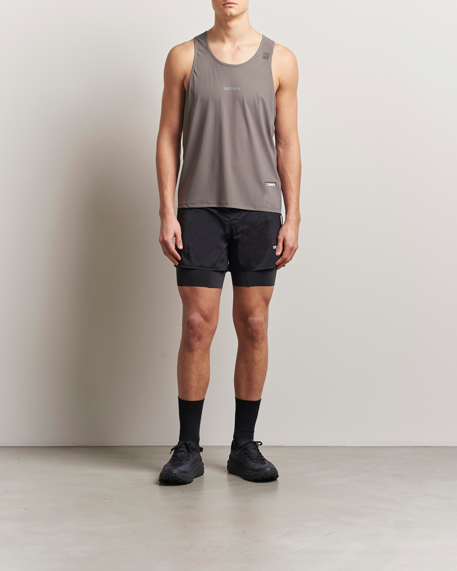 Men | Shorts | Satisfy | TechSilk 8 Inch Shorts Black