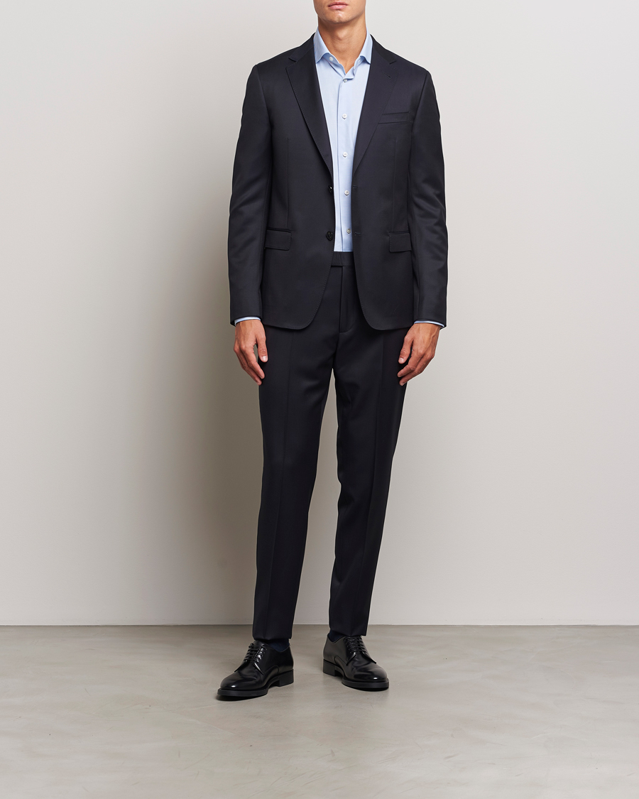 Men | Suits | Zegna | Tailored Wool Suit Midnight