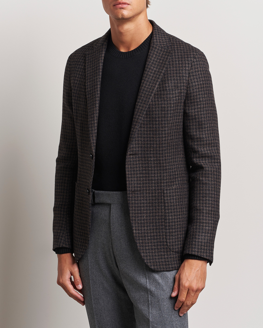 Men | Blazers | Zegna | Unconstructed Wool/Cashmere Blazer Brown Check