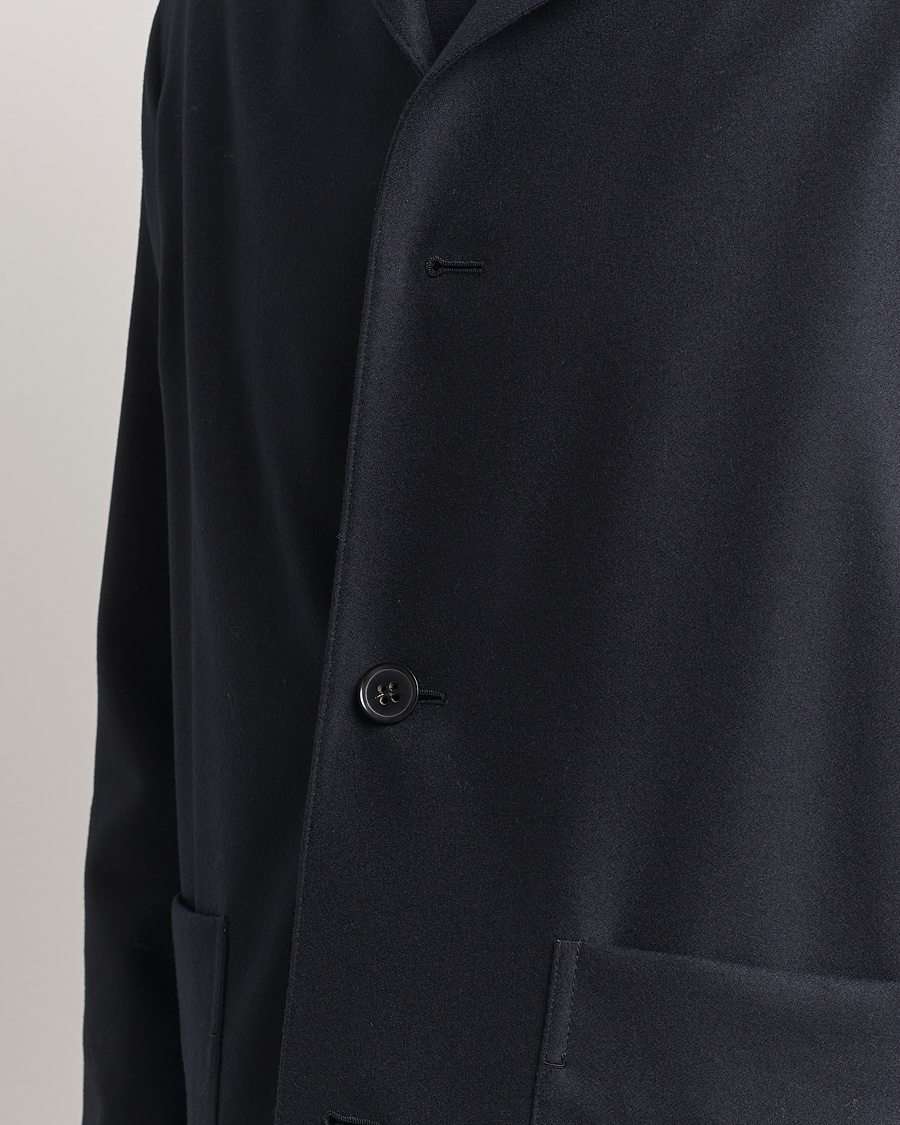 Men | Coats & Jackets | Zegna | Flannel Chore Jacket Black