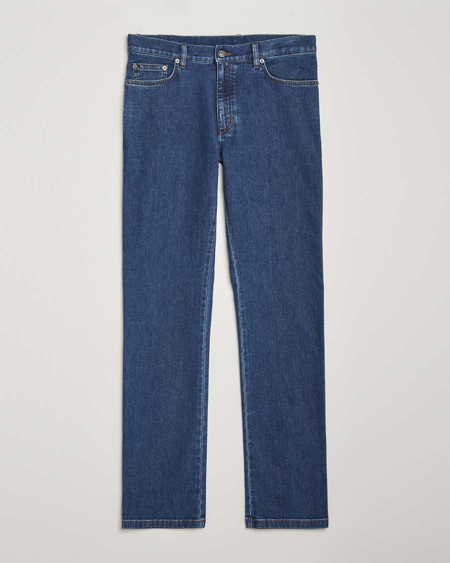 Men | Jeans | Zegna | 5-Pocket Denim Jeans Stone Washed