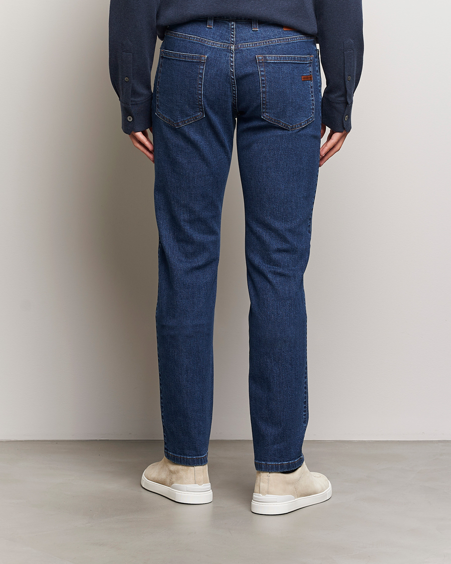 Men | Jeans | Zegna | 5-Pocket Denim Jeans Stone Washed