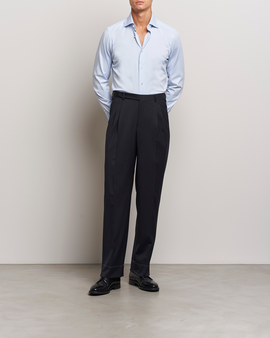 Men | Shirts | Zegna | Slim Fit Dress Shirt Light Blue