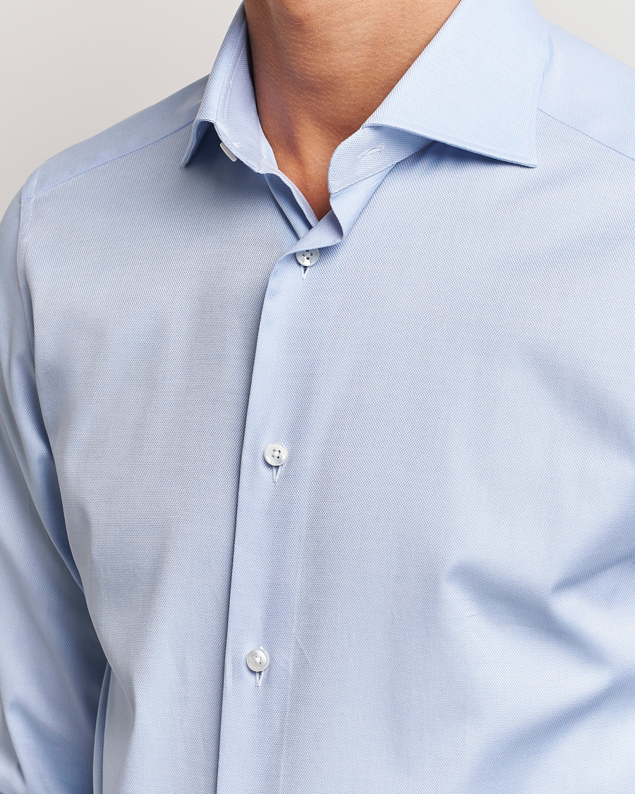 Men | Shirts | Zegna | Slim Fit Oxford Dress Shirt Light Blue
