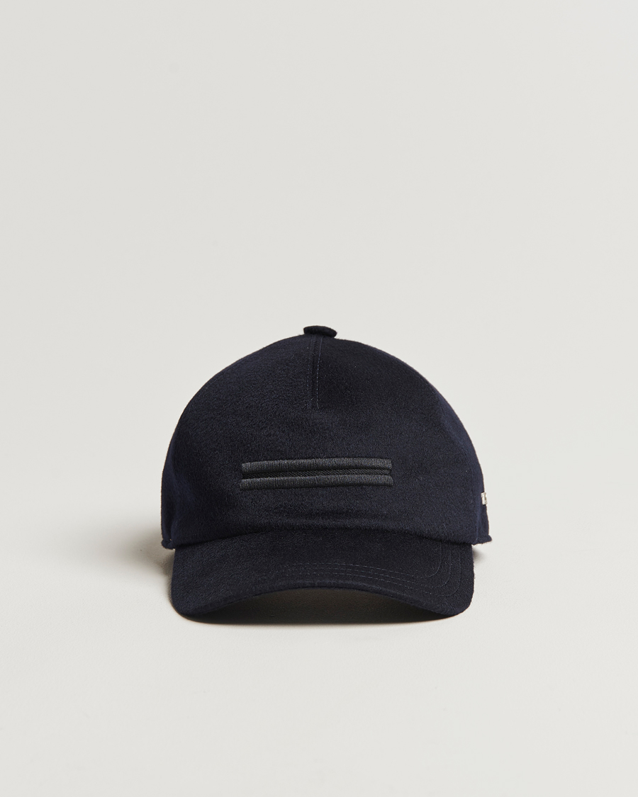 Men | Zegna Cashmere Baseball Cap Navy | Zegna | Cashmere Baseball Cap Navy