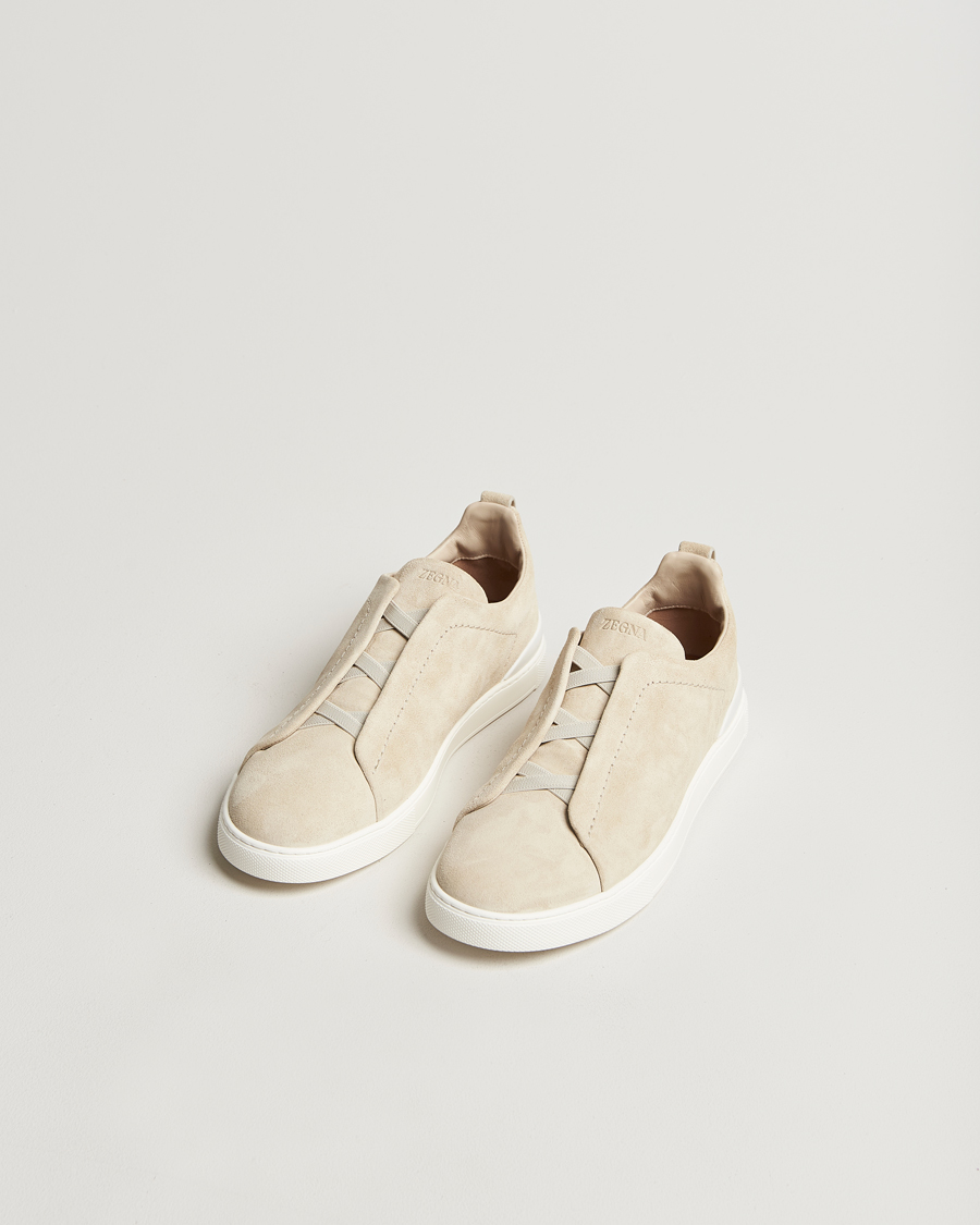 Men | Zegna Triple Stitch Sneakers Butter Suede | Zegna | Triple Stitch Sneakers Butter Suede