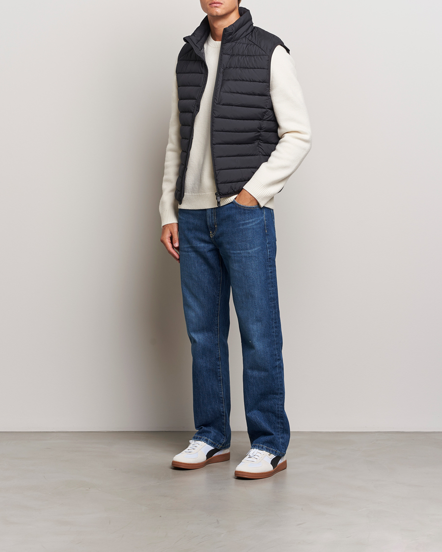 Men | Coats & Jackets | Save The Duck | Rhus Matt Lightweight Vest Black
