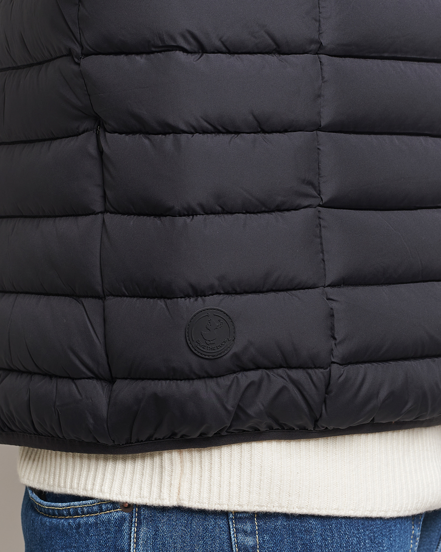 Men | Coats & Jackets | Save The Duck | Rhus Matt Lightweight Vest Black