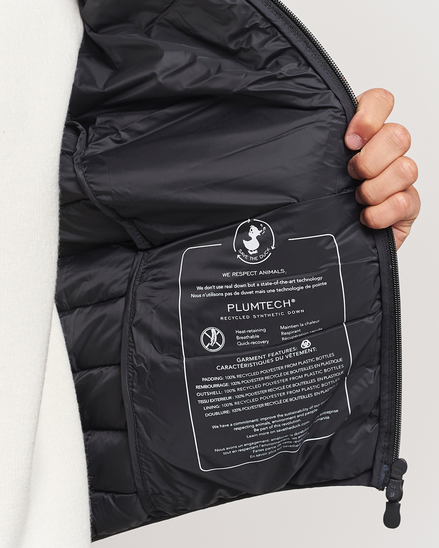 Men | Coats & Jackets | Save The Duck | Rhus Matt Lightweight Vest Black