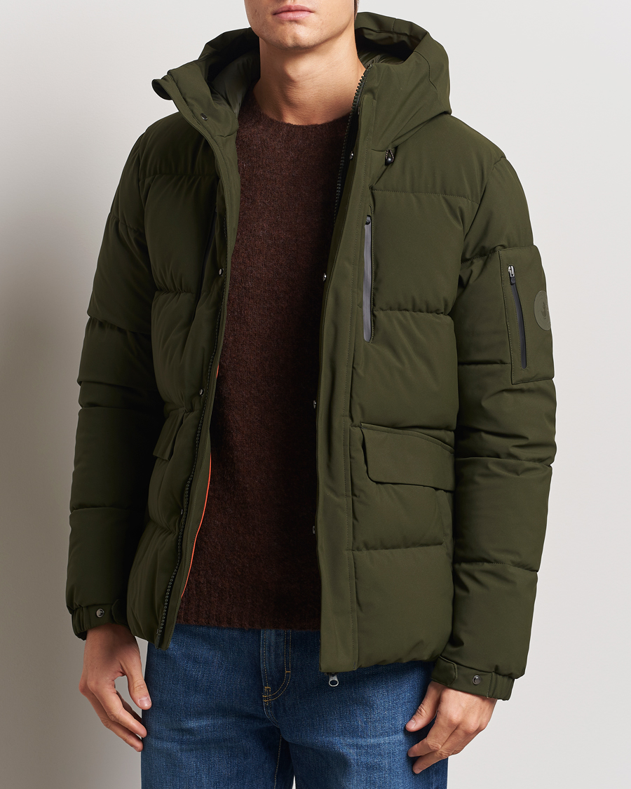 Men | Coats & Jackets | Save The Duck | Alter Short Arctic Parka Land Green